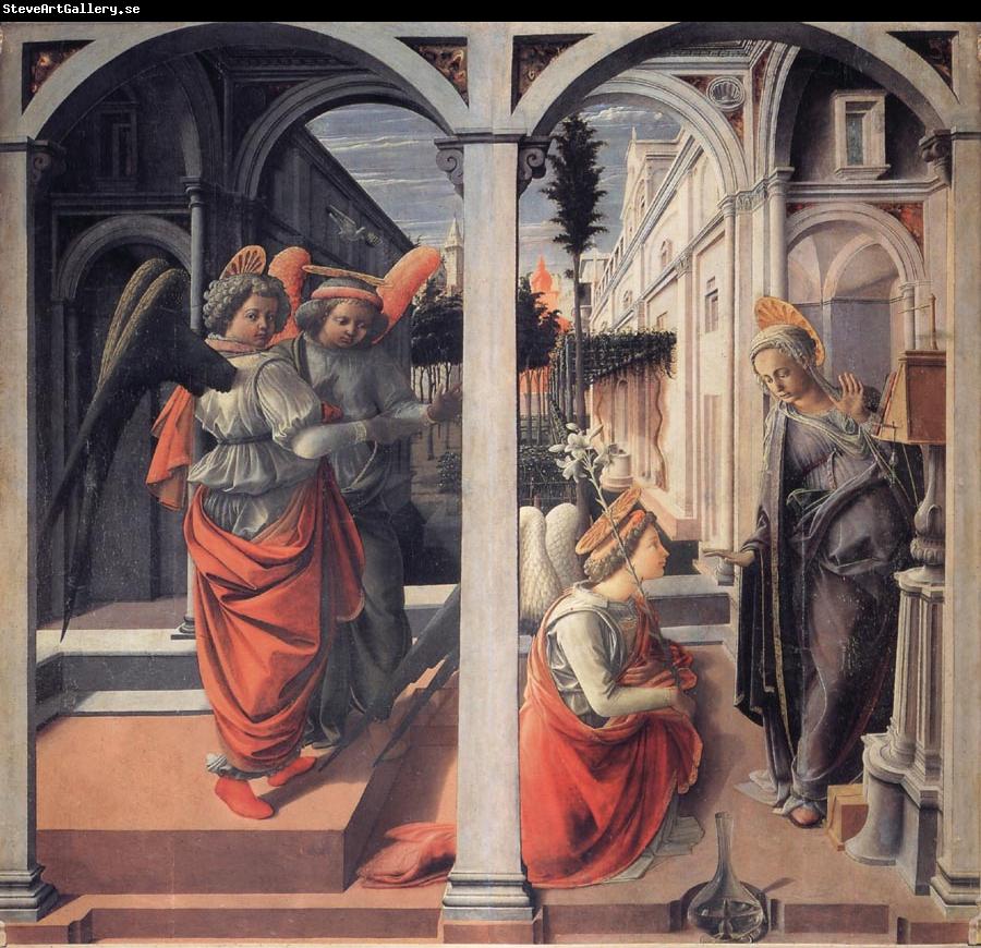 Fra Filippo Lippi The Annunciation